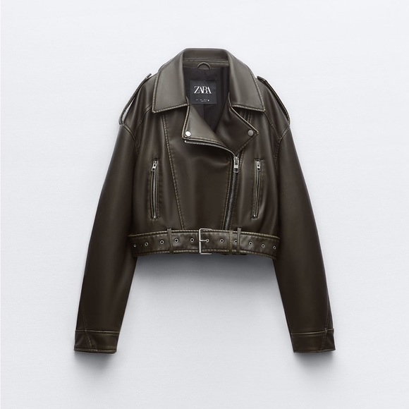 Zara leather jacket - Picture 1 of 4